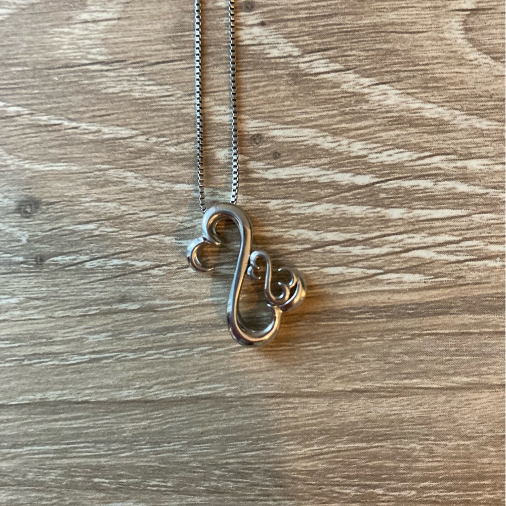 Open heart pendant